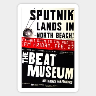 Sputnik Beat Poster Sticker